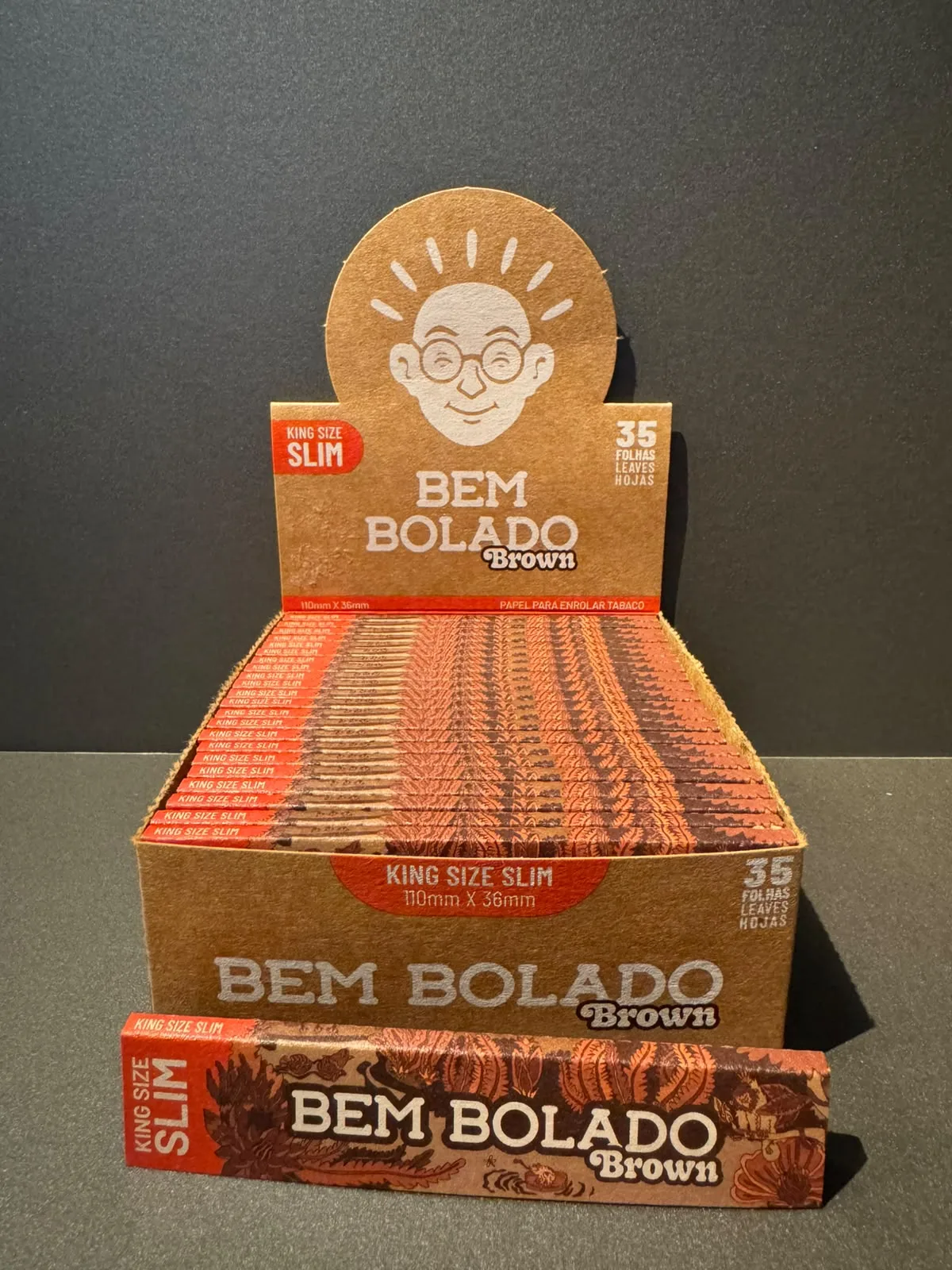 Bem Bolado Brown King Size Slim