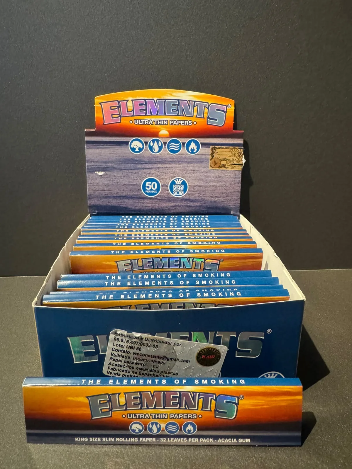 Element Ultra Thin Papers King Size Slim