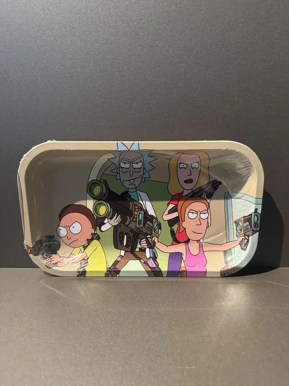 Bandeja Metálica Rick and Morty - Tamanho M