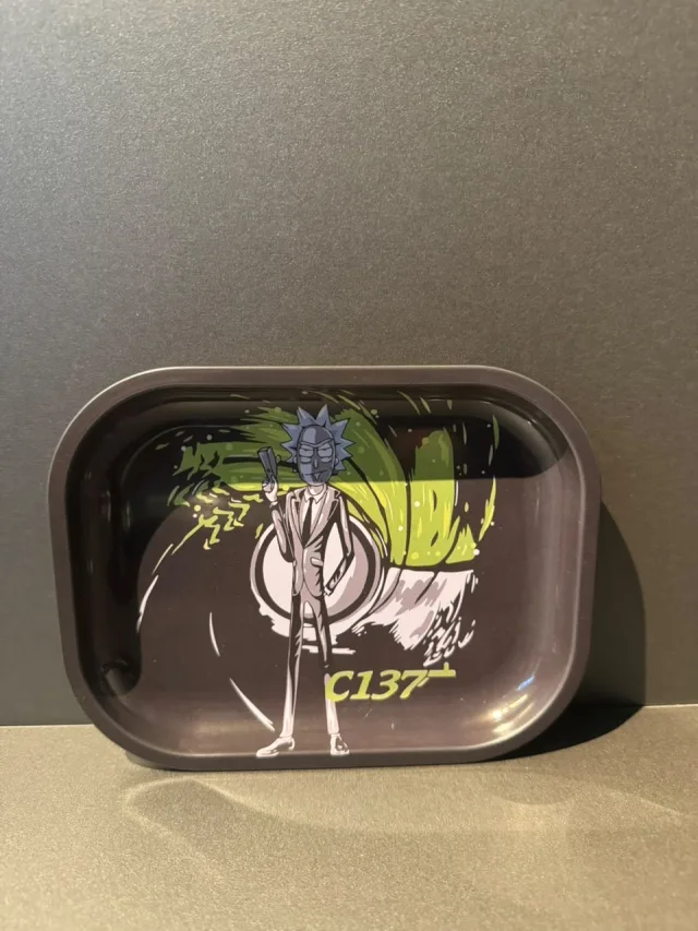 Bandeja Metálica Rick and Morty - Tamanho P