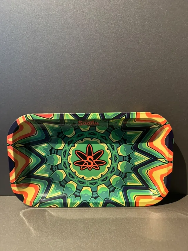 Bandeja Sadhu – Mandala Verde - Tamanho M