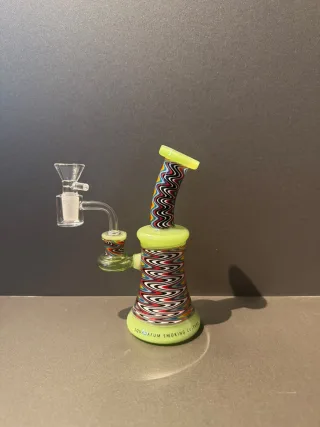 Bong de vidro Squadafum - 18cm