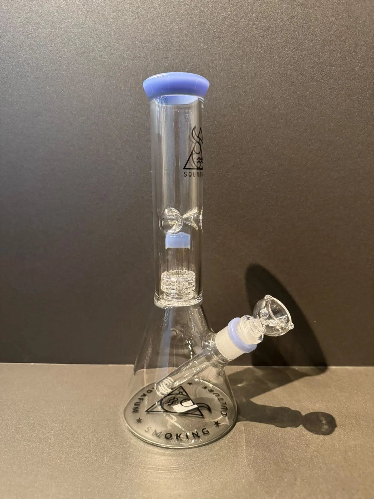 Bong de vidro Squadafum - 30cm