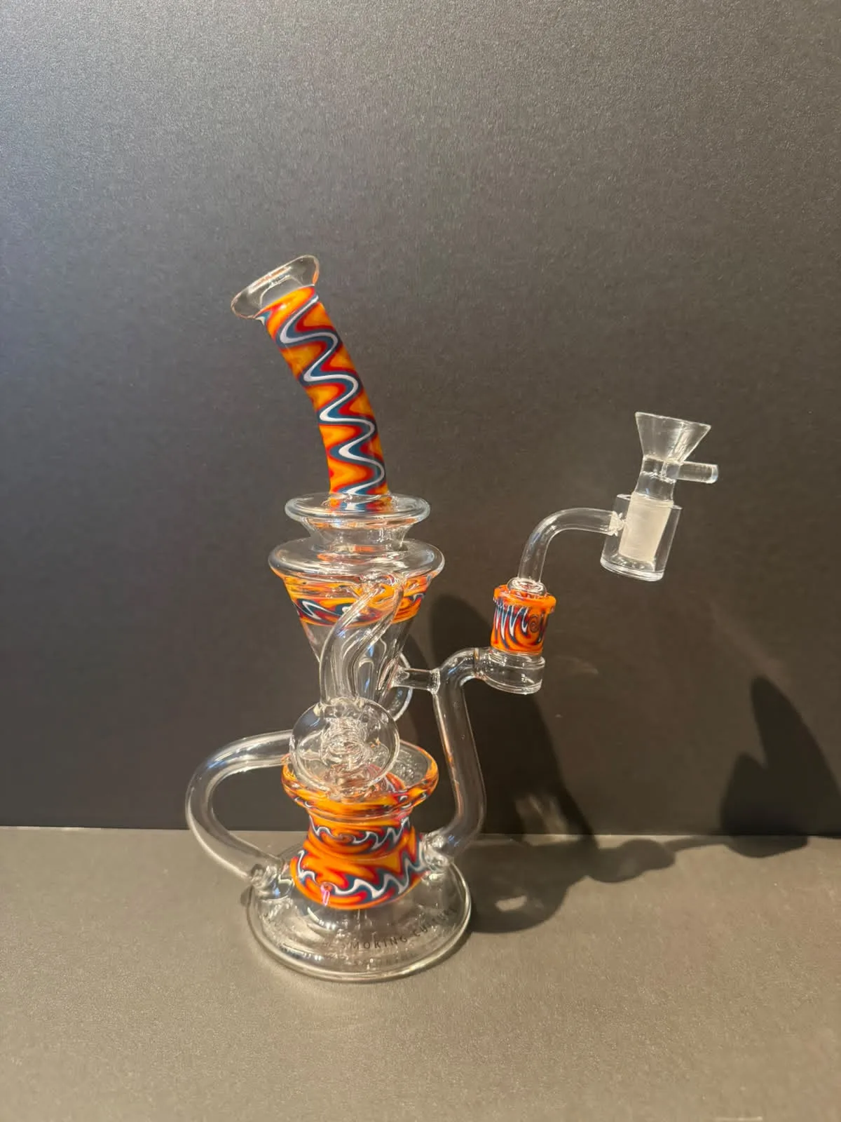 Bong de vidro Squadafum - 24cm