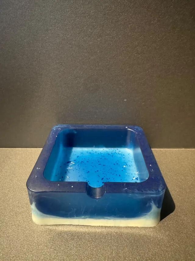 Cinzeiro de Gel Azul - Tamanho G