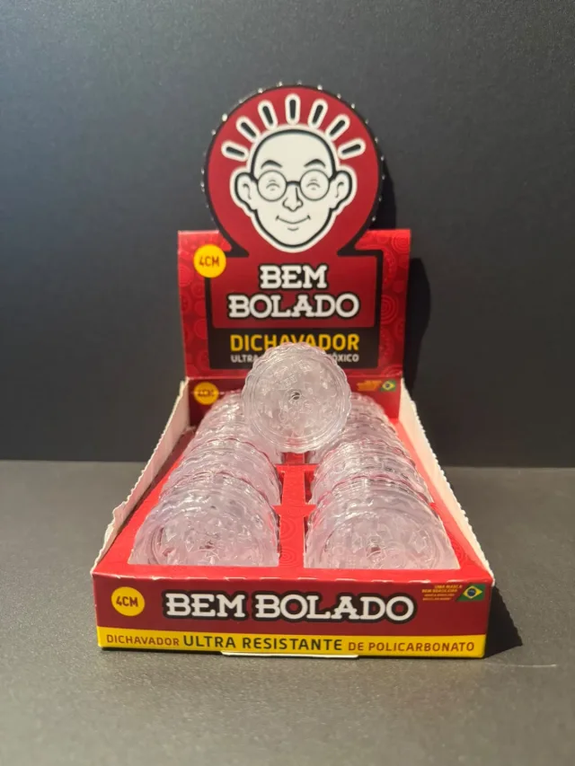 Dichavador Bem Bolado 4 cm – Policarbonato Transparente