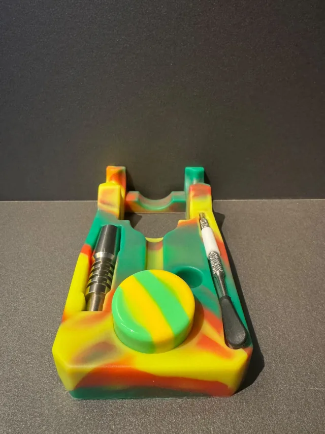 Kit Organizador de Silicone Rasta para Coletor