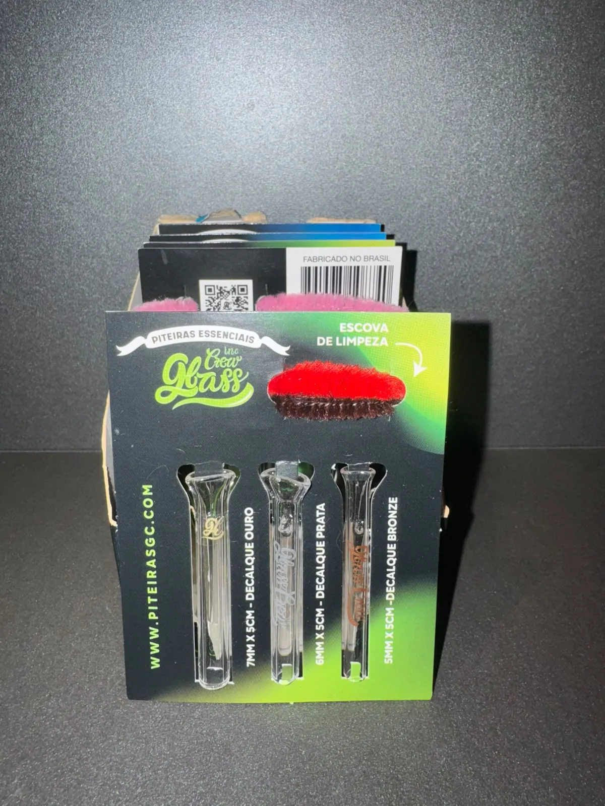 Kit Piteiras de Vidro
