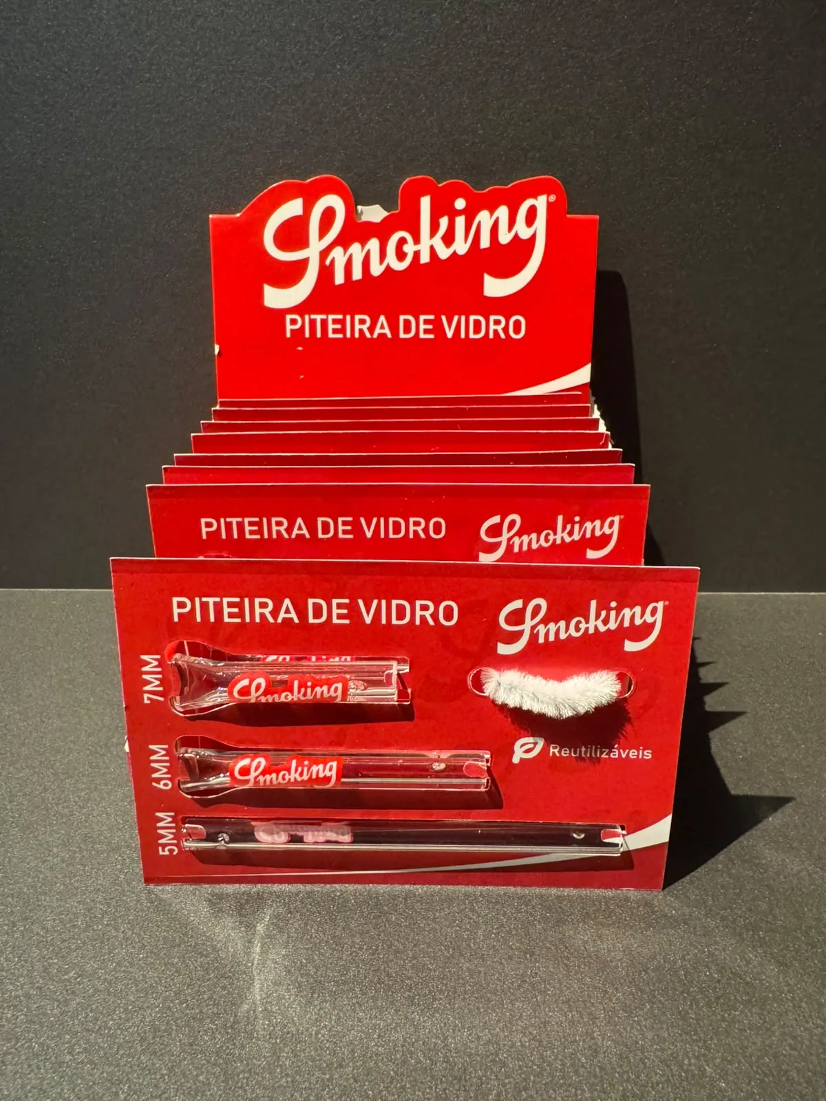 Kit Piteiras de Vidro Smoking