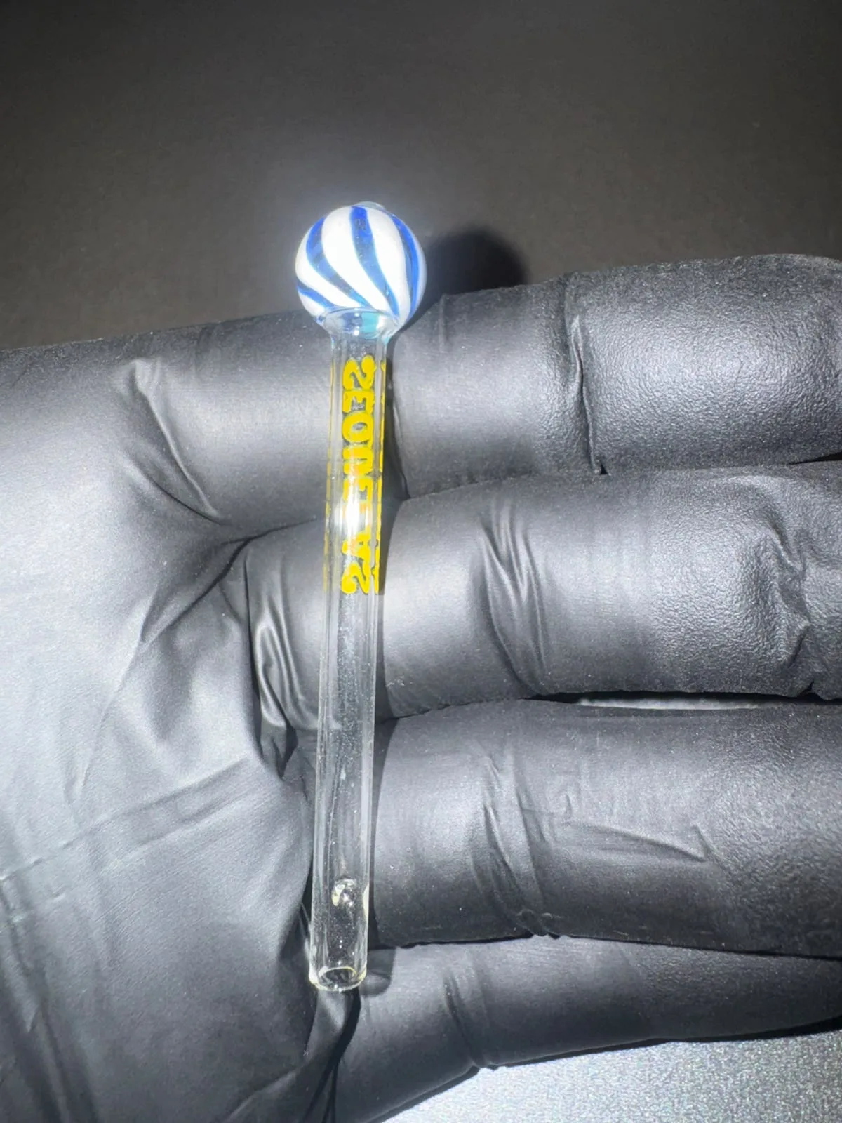 Piteira de vidro Modelo Bola