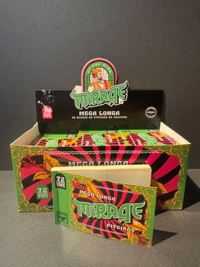 Piteira Papel Mirage Mega Longa