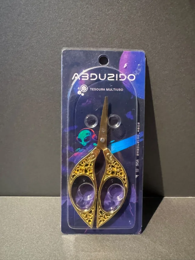 Tesoura Abduzido Premium – Arabesco Dourado