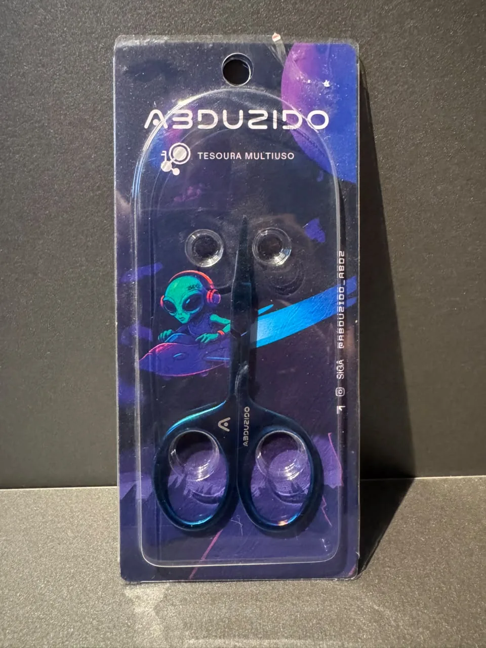Tesoura Abduzido Premium – Azul Metálico
