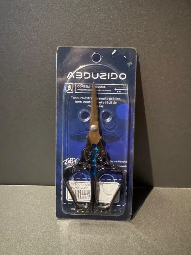 Tesoura Abduzido Premium – Black Gold